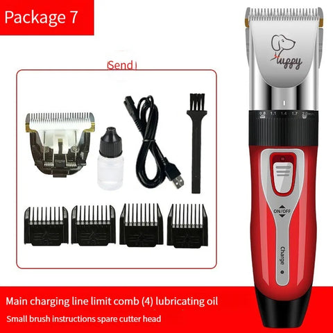 Pet Grooming Trimmer with Ceramic Blade