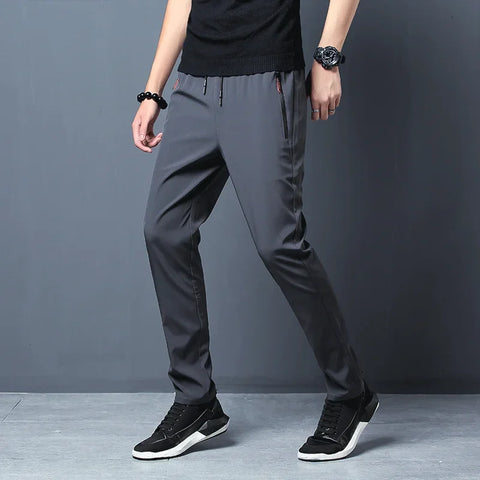 Men’s Straight Slim Fit Casual Pants
