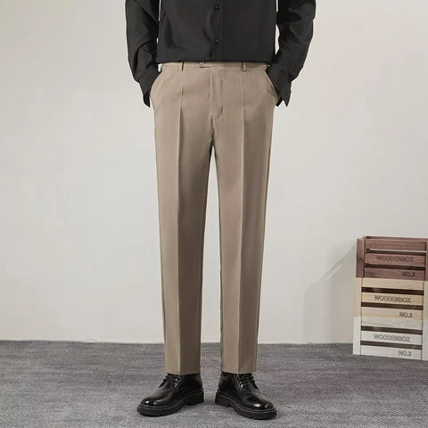 Classic Slim Fit Suit Trousers
