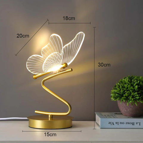 Butterfly Home Decor Desk Lamp