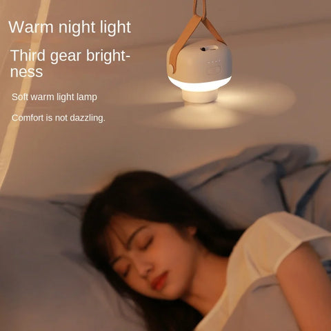 Portable Wireless Mini Ceiling Fan Light
