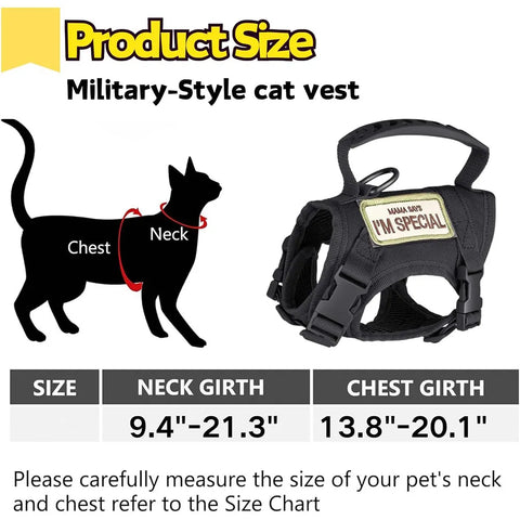 Adjustable Pet Vest with Leash