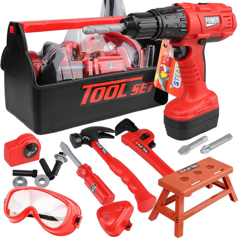 Kids Electric Toy Drill Tool Set