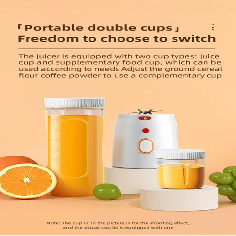 Mini Electric Juicer for Fruits and Vegetables