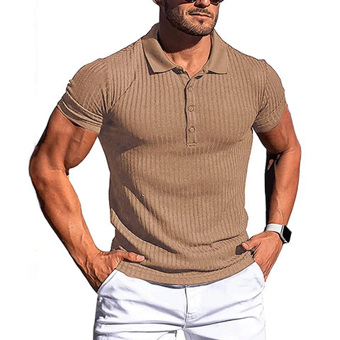 Fashion Stand Collar Polo Shirt
