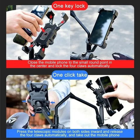 Non Slip Bicycle Phone Mount Stand