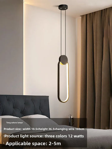 Small Golden Acrylic Pendant Lamp