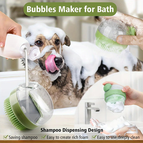 Massage Shampoo Brush for Dogs