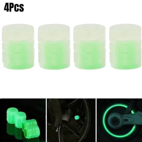 Fluorescent Car Motorcycle Valve Caps
