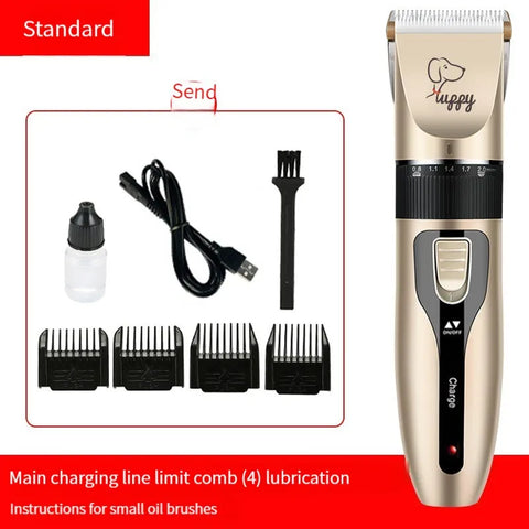 Pet Grooming Trimmer with Ceramic Blade