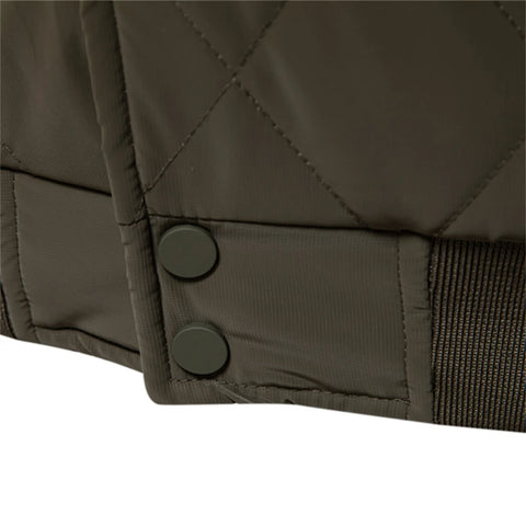 Men’s Patchwork Fleece Bomber Jacket