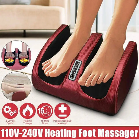Electric Foot Massager with Heat Therapy