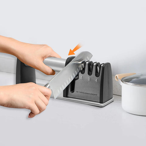 Multi-Stage Knife Sharpening Tool