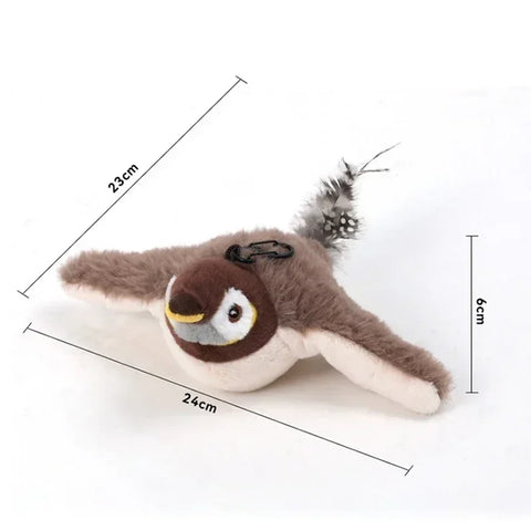 Flapping Chirping Bird Catnip Cat Toy