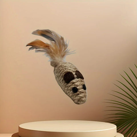 Bite Resistant Plush Cat Mice Toys