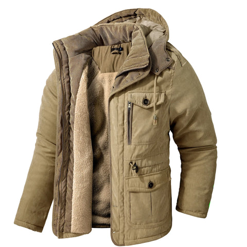 Casual Mid-Length Cotton Jacket