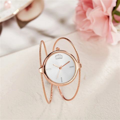 Alloy Strap Quartz Watch for Ladies