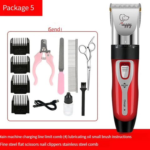 Pet Grooming Trimmer with Ceramic Blade