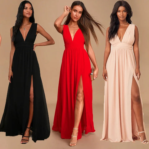 Backless Mesh Bodycon Maxi Dress