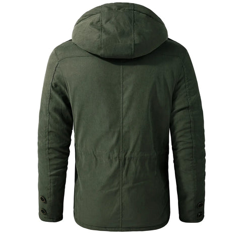 Casual Mid-Length Cotton Jacket