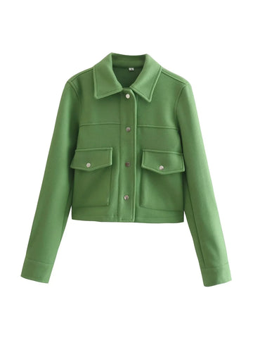 Fashionable Long Sleeve Coat for Women
