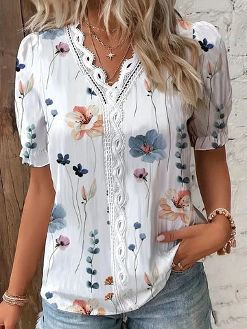 Elegant Hollow Out Blouse