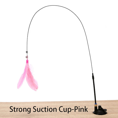 Bird Feather Cat Wand Interactive Toy