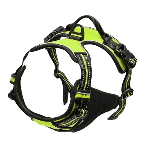 Leather Dog Collar Harness and Leash Set
