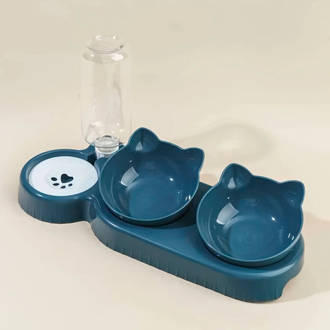 Neck Protection Cat Bowl Set