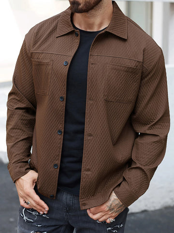 Men’s Fashion Long Sleeve Jacket