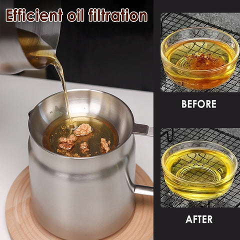 Oil Storage Can with Fry Basket
