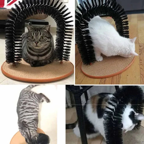 Cat Arch Self Grooming Brush with Pad