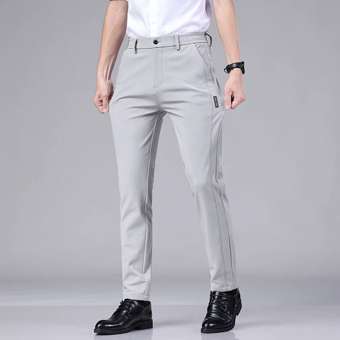 Ultra-Thin Ice Silk Men’s Trousers