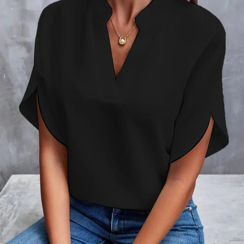 Elegant Women’s Casual Loose Pullover Top