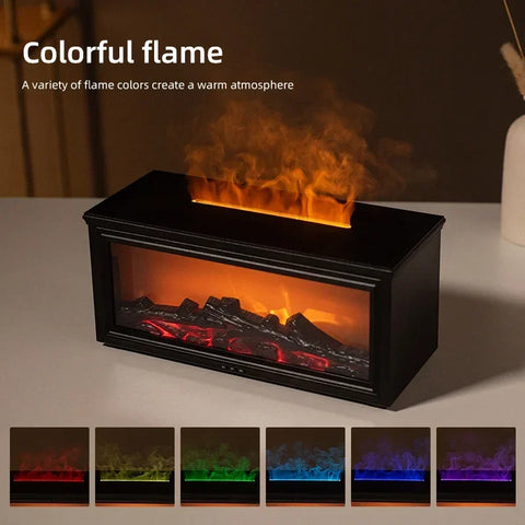 Desktop Colorful Flame Diffuser