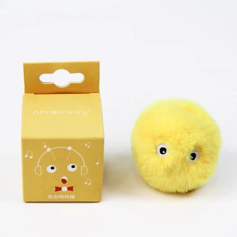 Plush Electric Cat Training Ball Toy