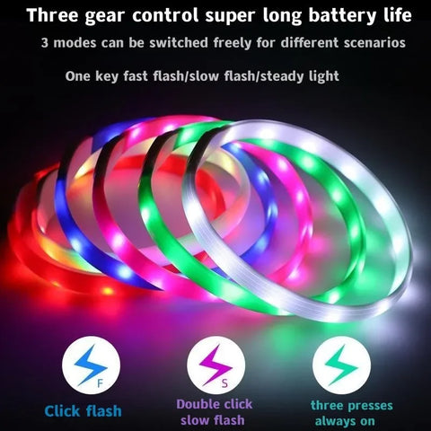 Waterproof Glowing Dog Collar