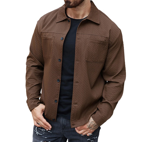 Men’s Fashion Long Sleeve Jacket