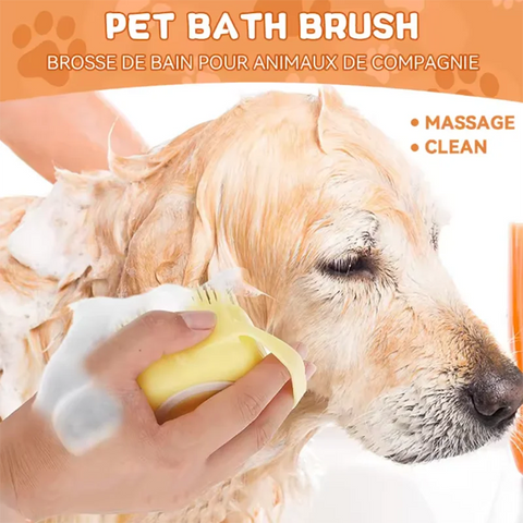 Safe Pet Grooming Silicone Brush