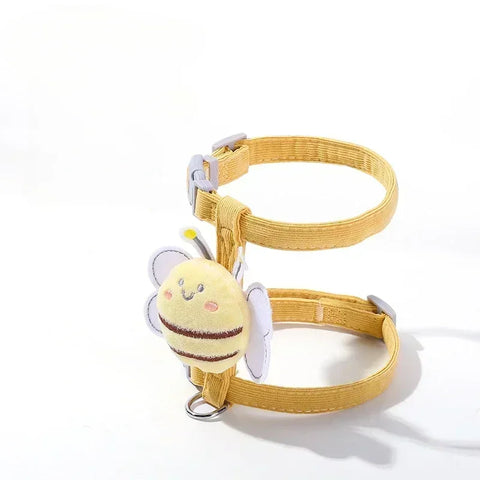Adjustable Cartoon Bee Pet Harness