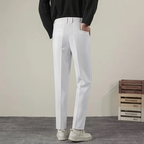 Classic Slim Fit Suit Trousers