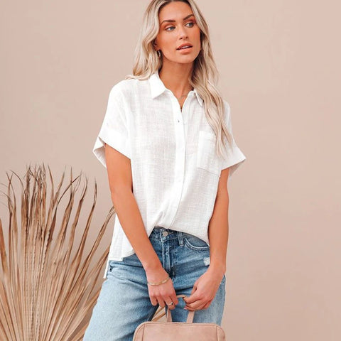 Women’s Casual Summer Cotton Shirt