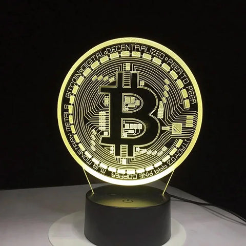 Bitcoin LED Mood Light for Room