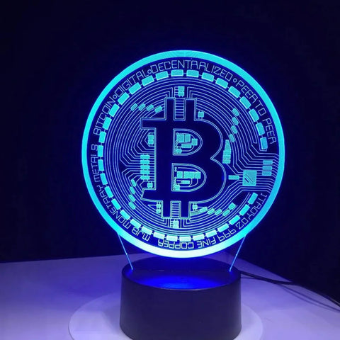 Bitcoin LED Mood Light for Room