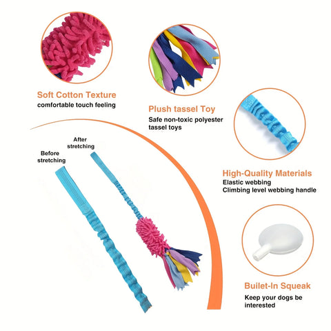 Dog Training Pull Rope and Ball Toy
