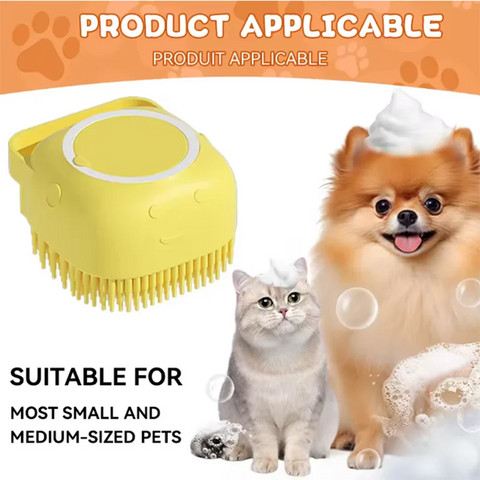Safe Pet Grooming Silicone Brush