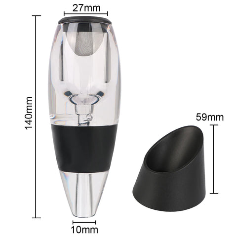 Wine Pourer with Base and Filter