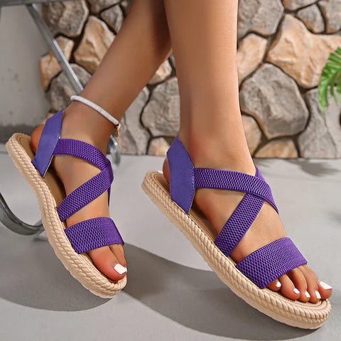 Trendy Womens Flat Beach Sandals