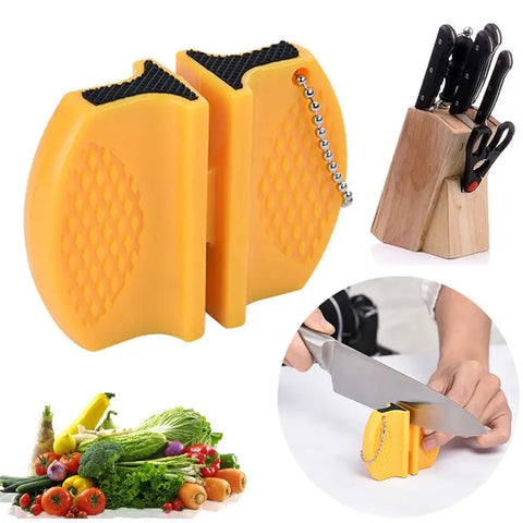 Dual-Sided Pocket Knife Sharpener