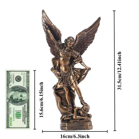 St Michael Archangel Resin Statue